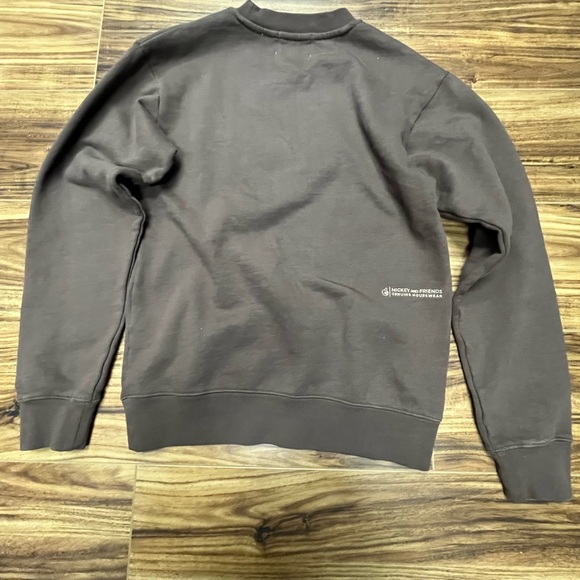 - Disney retro Mickey Mouse brown sweatshirt , size XS, new with tags - Picture 9 of 10